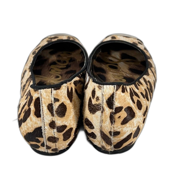 Sam Edelman slip on animal print flats with silver toes size 7.5 - Picture 5 of 9